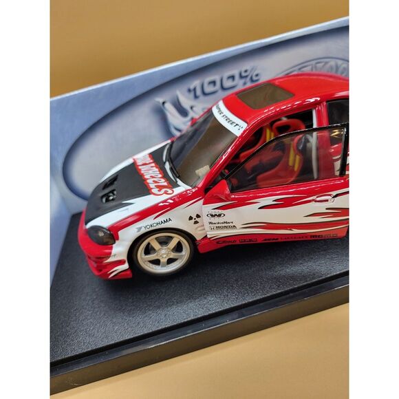 Hot Wheels Custom Honda Civic SI Super Street Edition Red - Picture 2 of 15